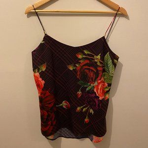Ted Baker - Klisha Juxtapose Rose Cami Top - Size Medium